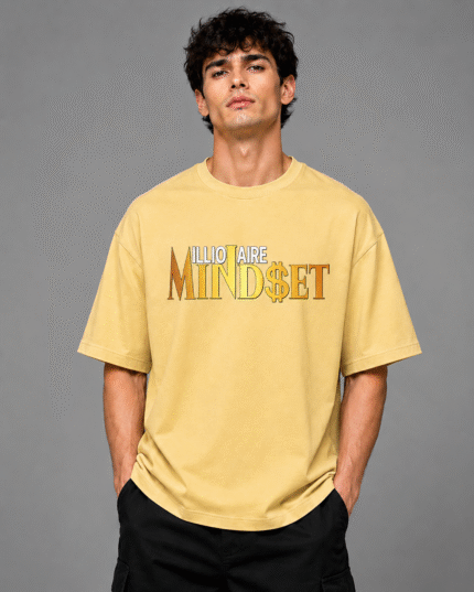 Millionaire Mindset oversized t-shirt 220 gsm