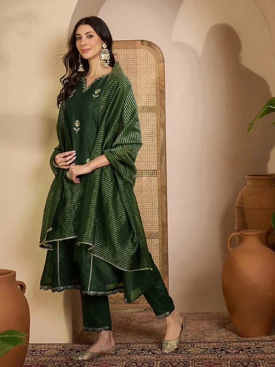 green kurti