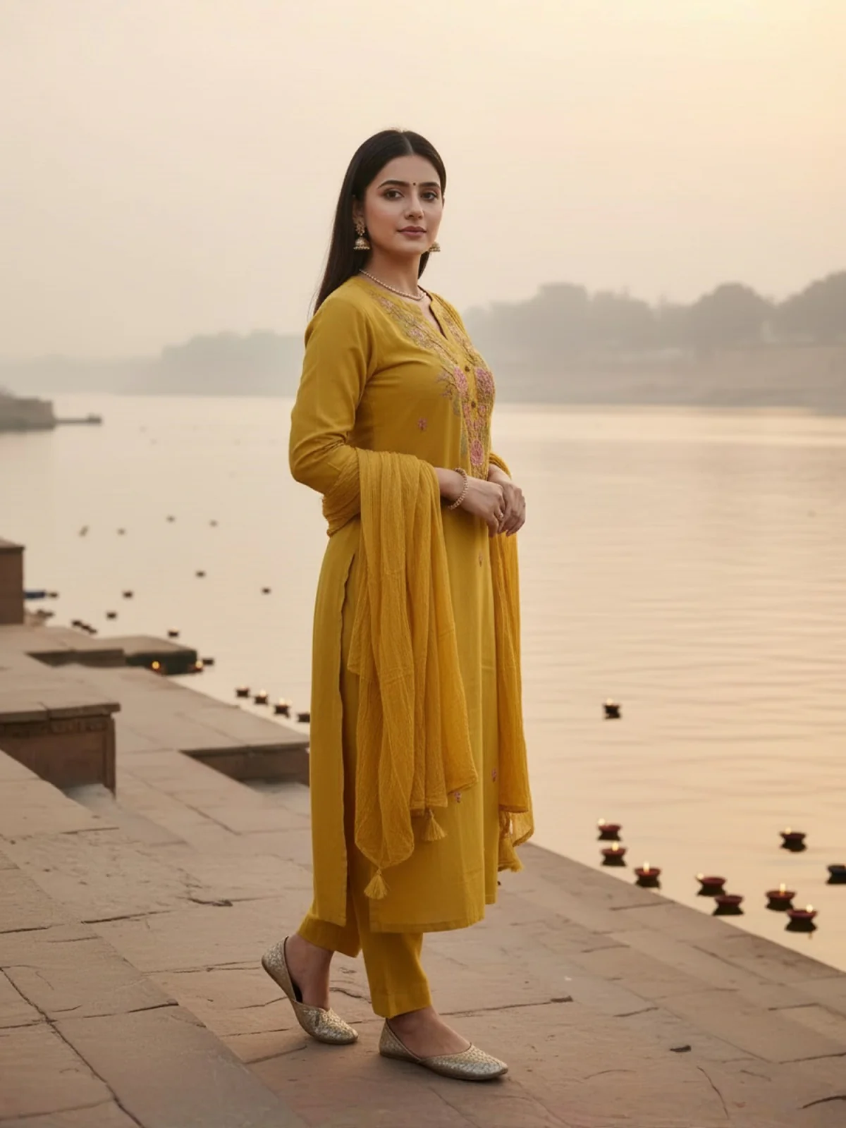 yallow kurti side photo